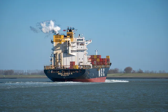cargo ship, container ship, freighter ship, seagoing vessel, water transport, shipping industry, nature, sea, ocean. Mostrare costi di consegna e tempi stimati nel checkout italiano
